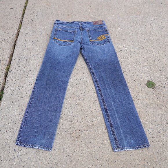 Vintage Y2K Enyce Low Rise Baggy Jeans Size 34 Light Wash Relaxed Fit - Picture 3 of 16